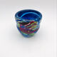 Vase Art Glass Signed Patrick Lepage 2002 - Blown Glass Fuming Oxides
