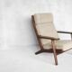GE 290 armchair by Hans J. Wegner for Getama, 1960