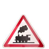 Panneau de signalisation chemin de fer