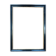 Black lacquered frame Napoleon III leaf 62.3 x 45.9 cm