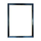 Black lacquered frame Napoleon III leaf 62.3 x 45.9 cm