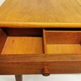 Roll table with storage, Danish design from the 60s