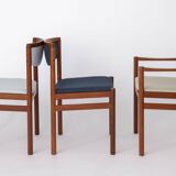 5 Dining Chairs 1960s by SAX, Denmark Teak