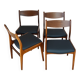 Set of 4 vintage rosewood chairs from the 1960s, Richbilt, Johannes Anderse