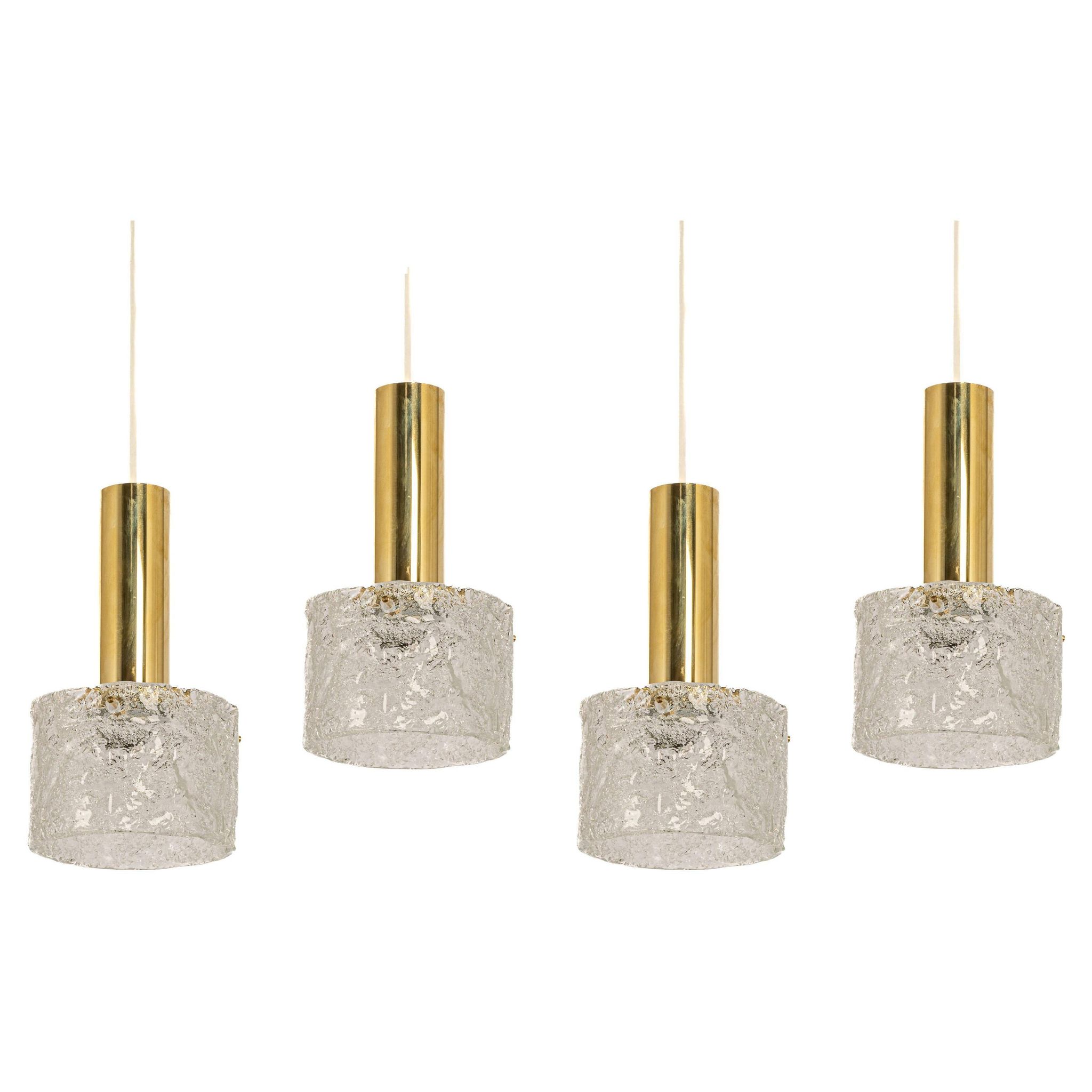 Small Murano pendant by Hillebrand, 1960s