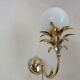 Luminaire wall lamp golden palm tree Sergio Terzani numbered