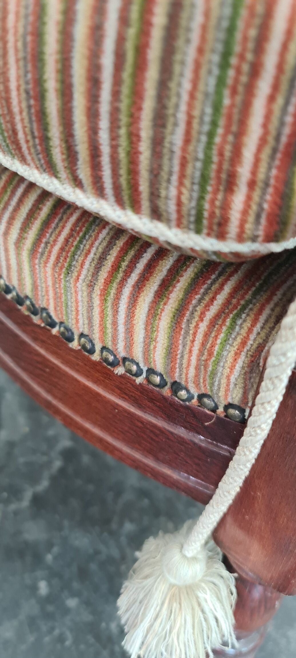 Armchair and ottoman