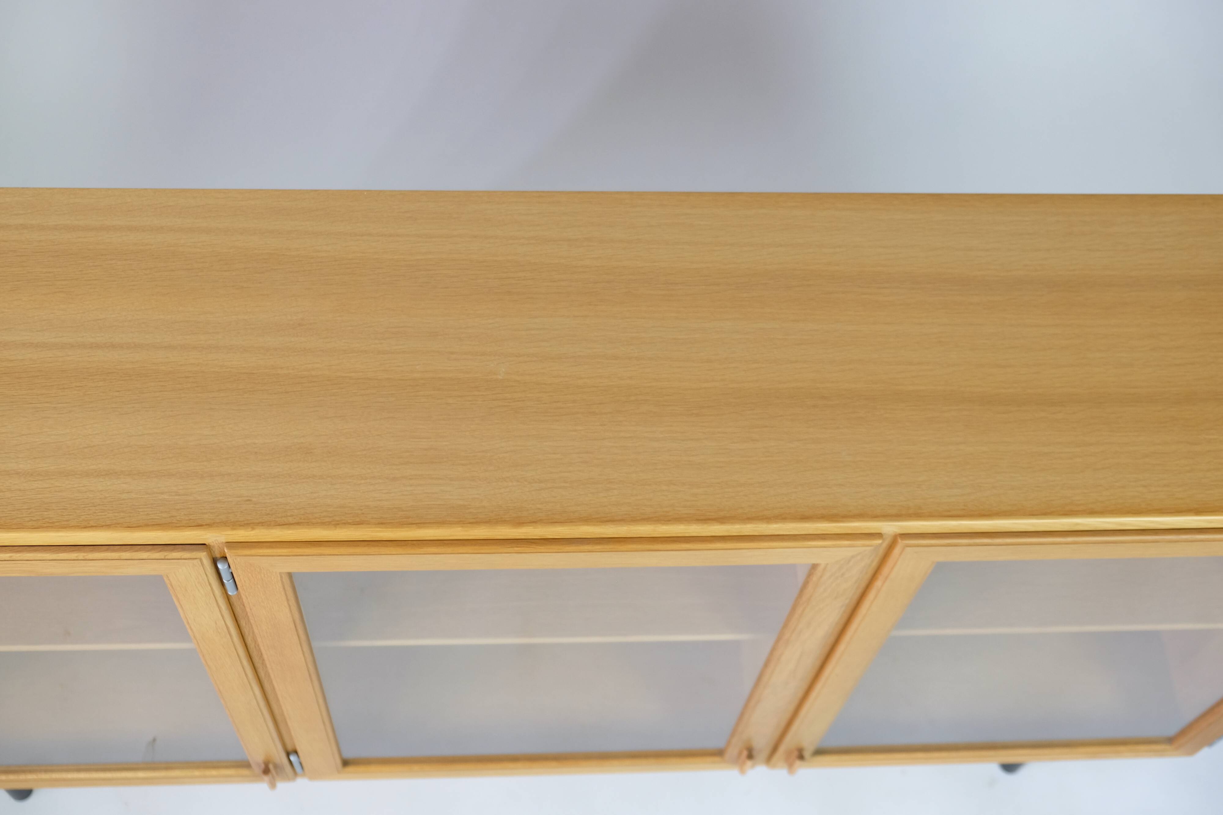 Vintage Sideboard Vitrine Eiche Danish Design 70er Dänisch 70s