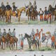 Engraving • Uniforms of the French armies 2 • Original lithograph of 1898