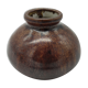 Vase cuivré aux reflets métalliques