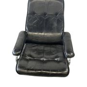 Vintage Danish leather lounge chair / armchair / single chair UNICO