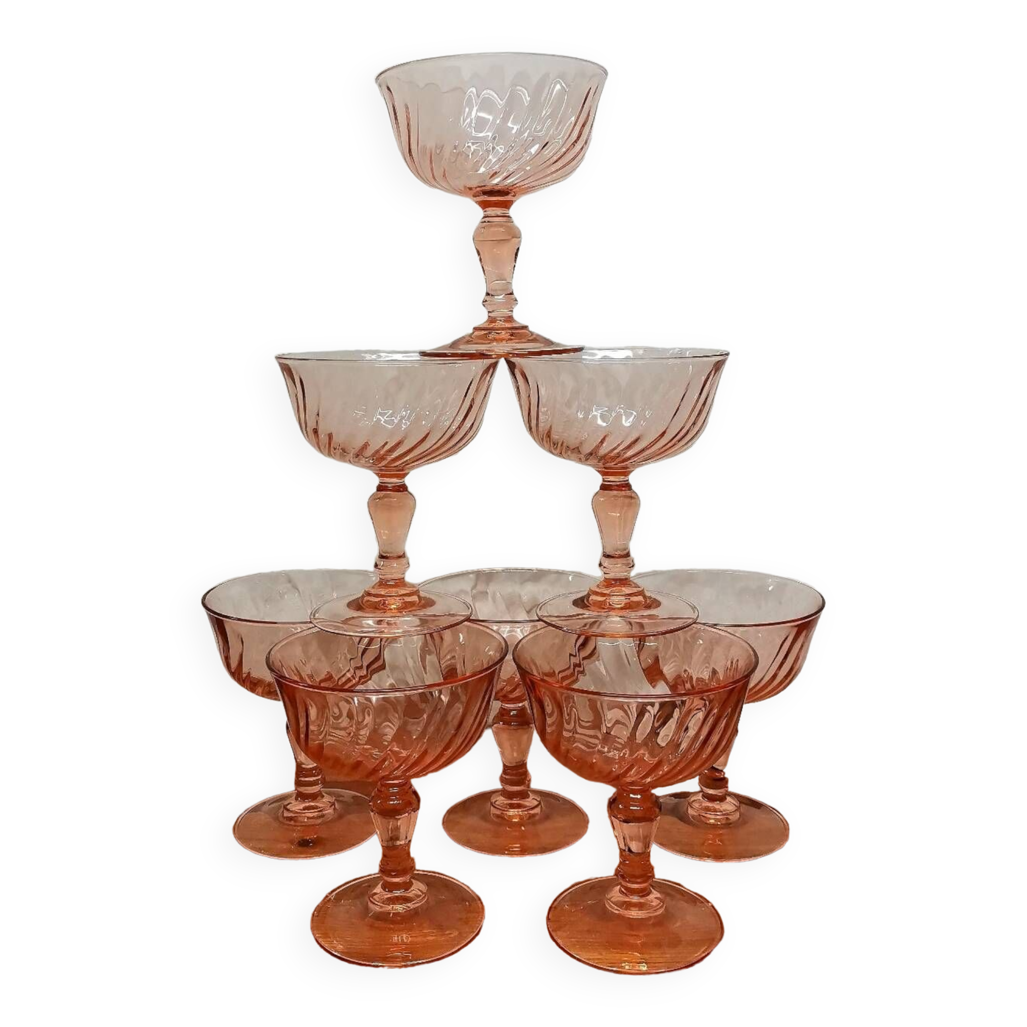 Coupes à champagne Rosaline