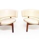 Two 1960s Danish Lounge Chairs In Rosewood By Sven Ellekaer