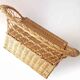 Rattan bench chest