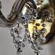 Venetian wall sconce, glass sconce, brass, pendants.