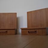 Pair of Scandinavian hanging bedsides