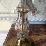 Table lamp crystal grapevines