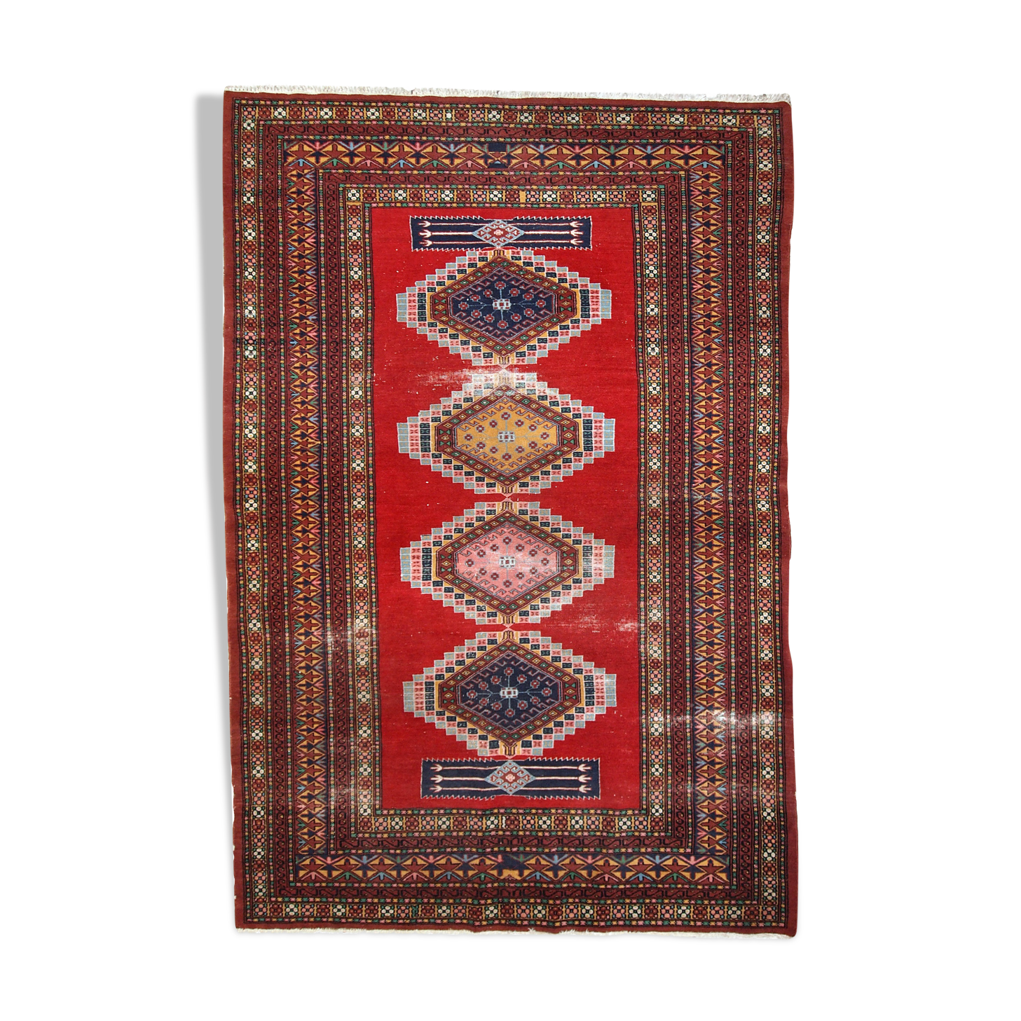 Carpet Persian Hamadaan done hand 81cm x 194cm vintage 1960 s, 1C616