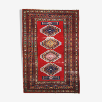 Carpet Persian Hamadaan done hand 81cm x 194cm vintage 1960 s, 1C616