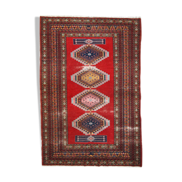 Carpet Persian Hamadaan done hand 81cm x 194cm vintage 1960 s, 1C616