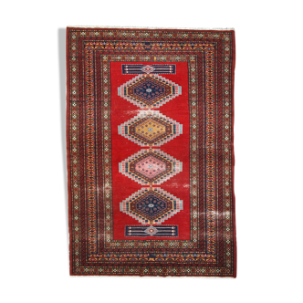 Carpet Persian Hamadaan done hand 81cm x 194cm vintage 1960 s, 1C616