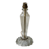 Pied de lampe en verre