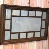 Large multi-view solid oak frame 91, 7 cm X 56, 7 cm