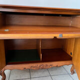 Cherry wood TV stand