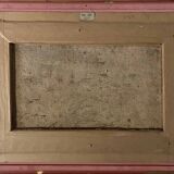 Tableau HST "Twilight Countryside" signed (?) + frame