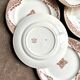 6 Longwy iron earth dessert plates, “Andalusian” service