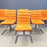 Set of 6 Space Age Dining Chairs, 1970s
