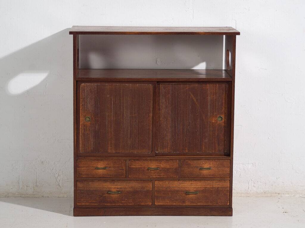 Petite commode japonaise ancienne – période Showa (c.1926-1970) #11