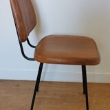 Chaise cuir vintage