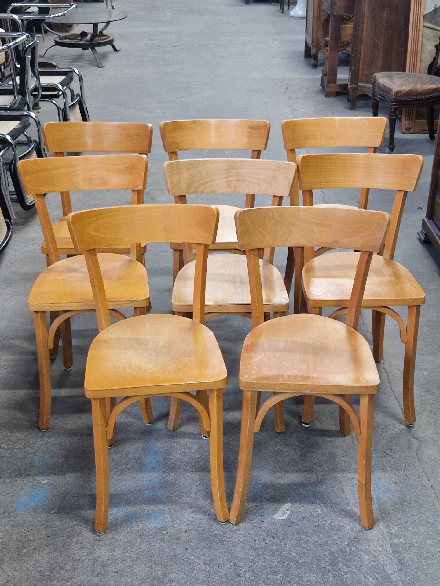 8 Baumann chairs