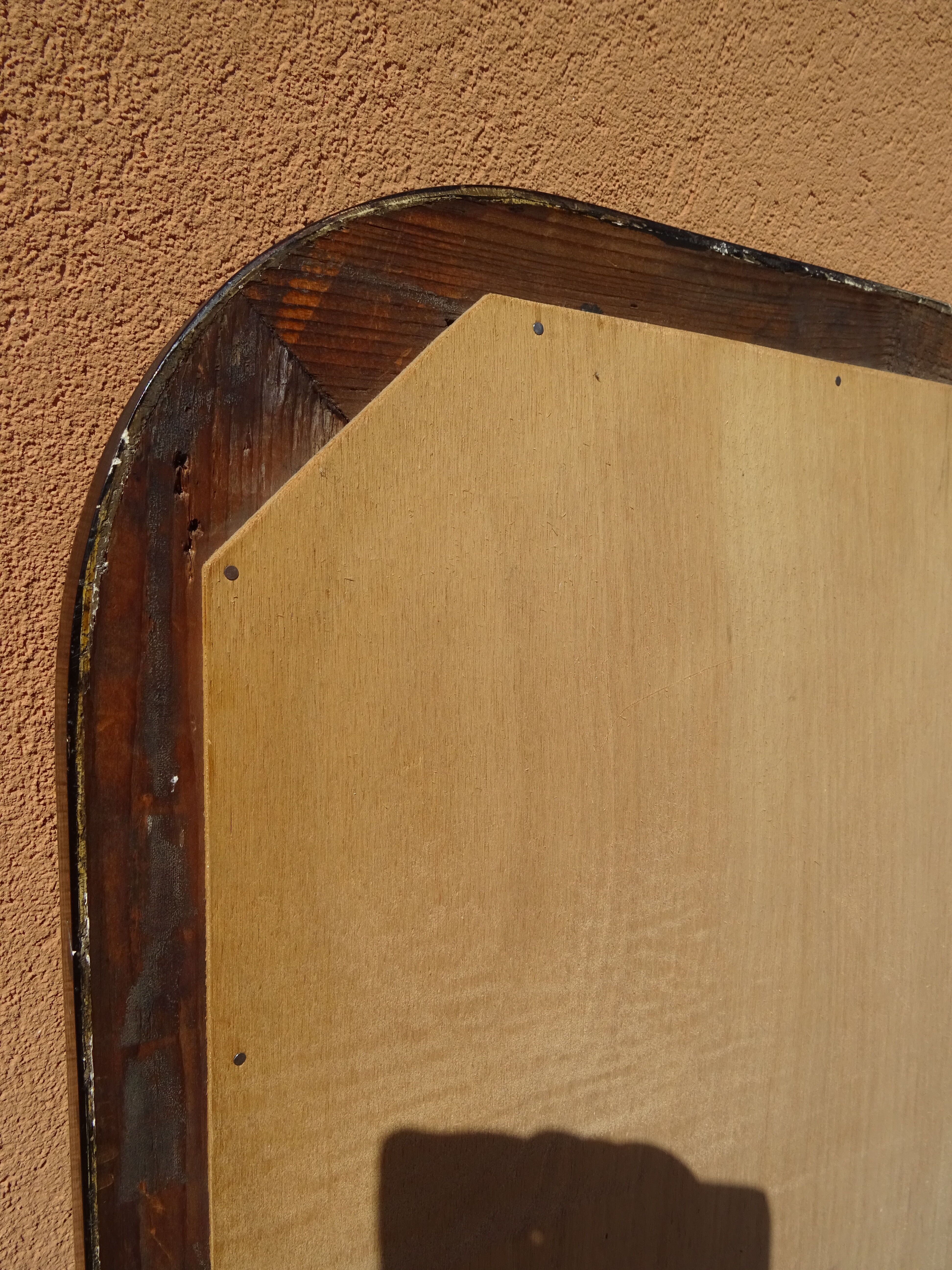 Old Louis Philippe 19th century mirror 89 x 65 cm