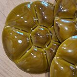 Gien earthenware oyster plates