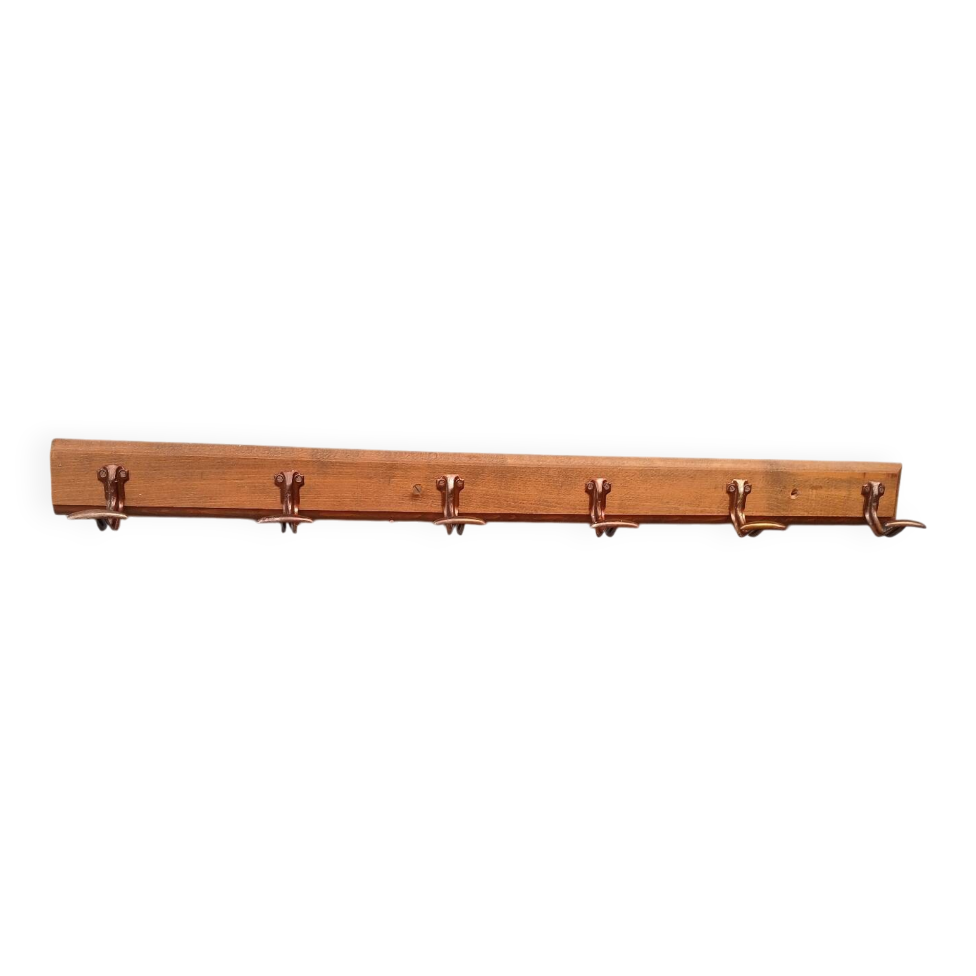 Antique wall coat rack