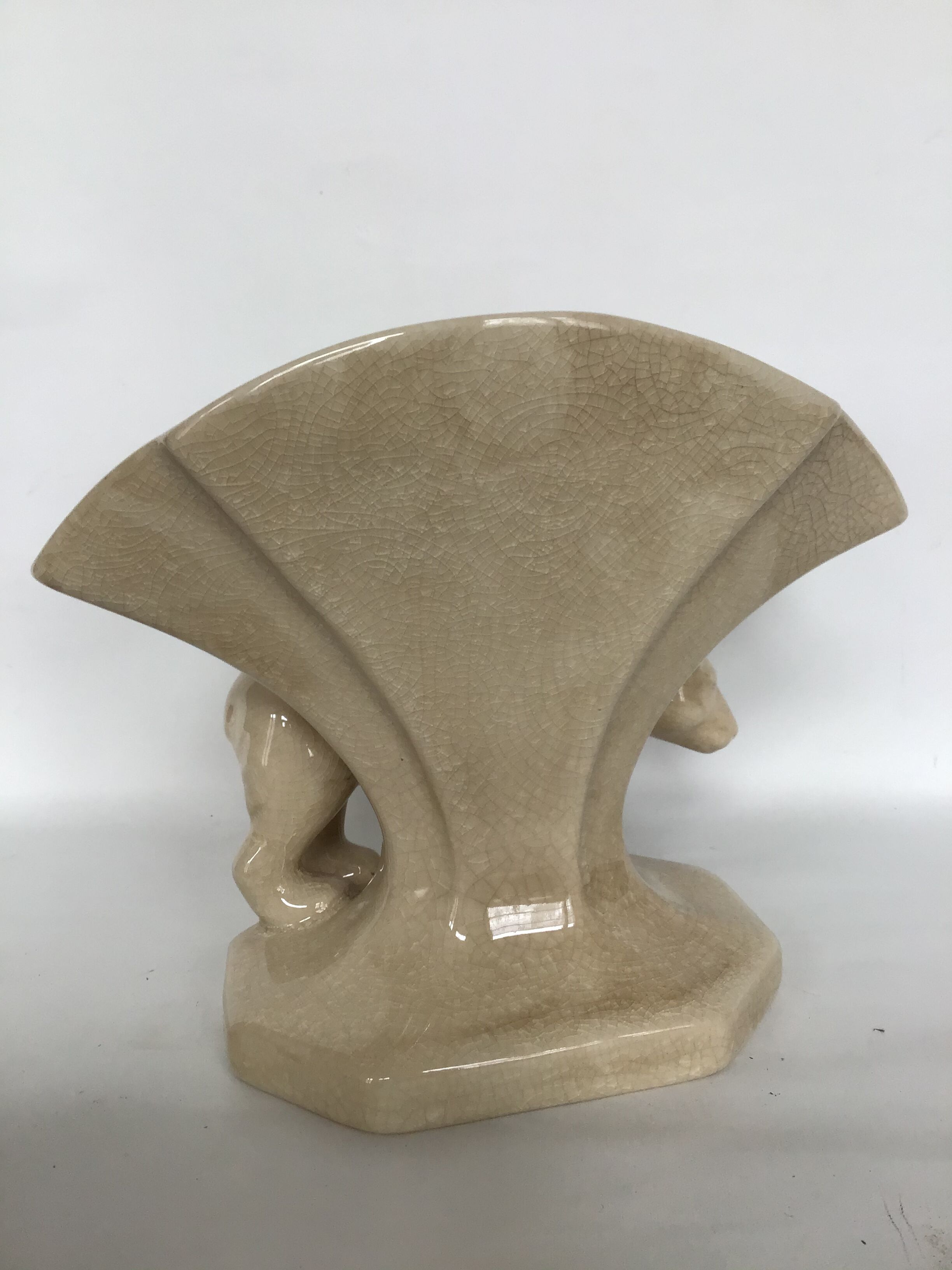 Art deco cracked vase