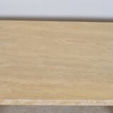 Travertine coffee table