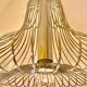 Hanging lamp from Sciolari chrome space age