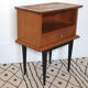 Vintage wooden bedside table
