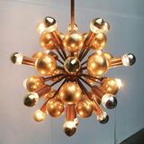 Atomic Brass Ceiling Suspension by Dorothee Becker for Cosack, 1970s.