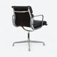 Black Herman Miller Original Eames EA408S ‘Soft Pad’ Desk Aluminium Chair