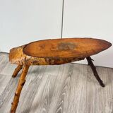 Handcrafted tripod stool
