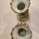 Pair of 19th decorative vases in Paris porcelain