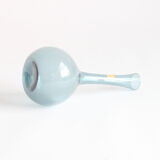 Sky blue bud vase by Arthur Percy for Gullaskruf Glasbruk, Sweden 1950s