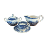 Villeroy & Boch "Burgenland" blue service trio – Vintage