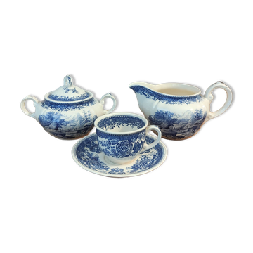 Villeroy & Boch "Burgenland" blue service trio – Vintage