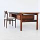 Arne Vodder desk in rosewood and leather Sibast Denmark 1960