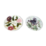 Assiettes Barbotine